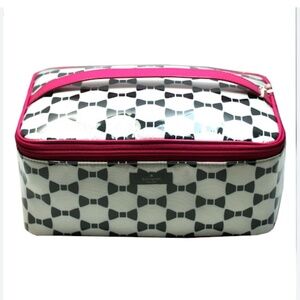 Kate Spade East West Heddy Tuxedo Court Makeup Case